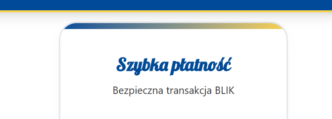 Szybkie płatności BLIK do opłacania składek członkowskich